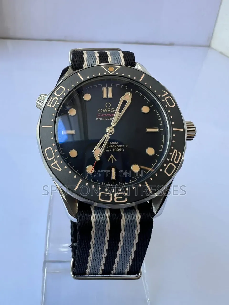 High-End Omega Watch for Gents + Free Omega Box. We Offer Delivery!