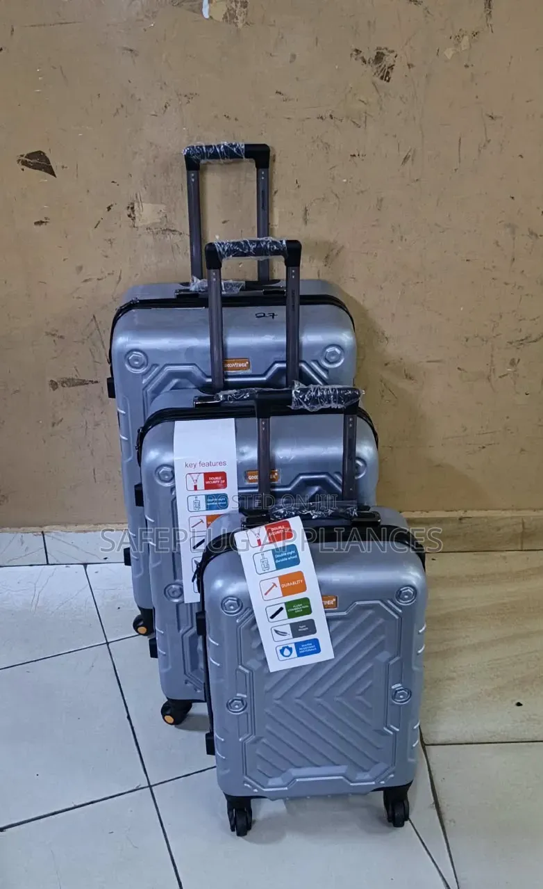3-in-1 Luxurious Fibre Suitcase Set – Stylish Travel Luggage
