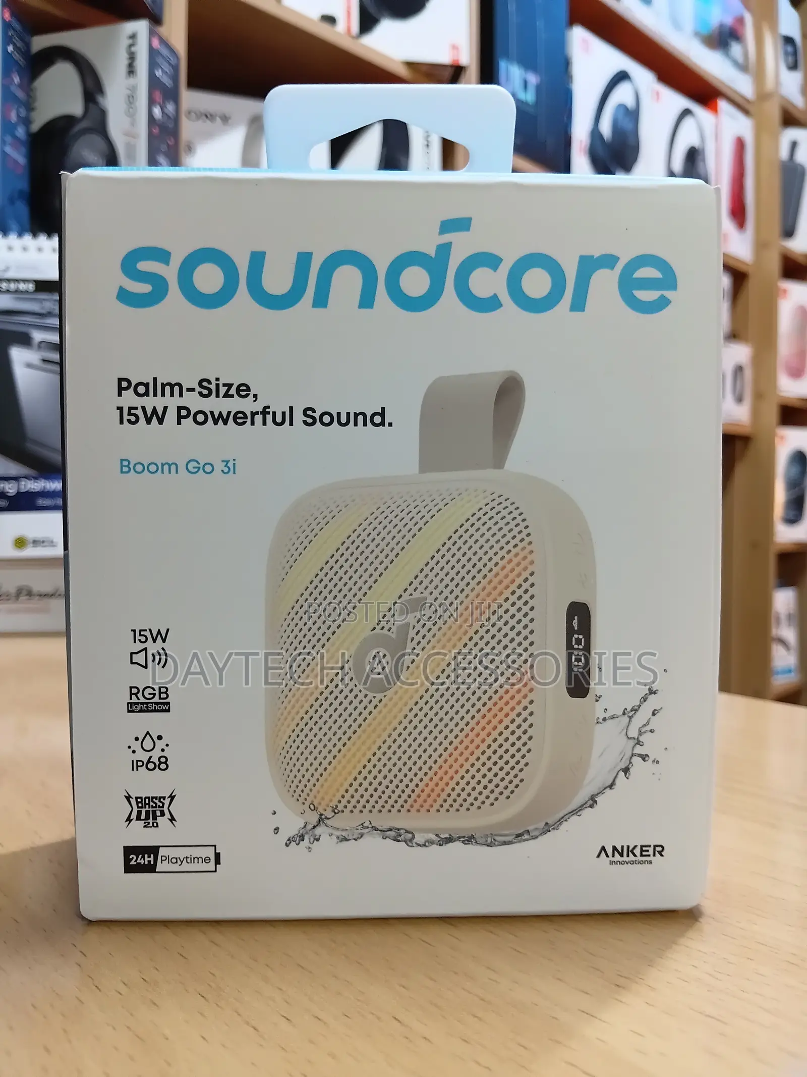 Soundcore Boom Go 3i Portable Bluetooth Speaker With Powerful Bass