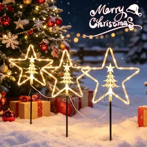 4pcs Solar Garden Pathway Lights