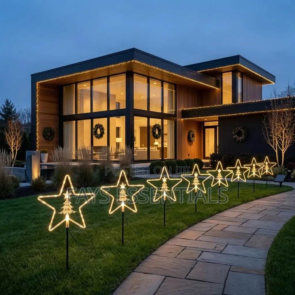 4pcs Solar Garden Pathway Lights