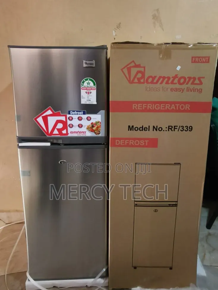 Ramtons 138L Double Door Refrigerator