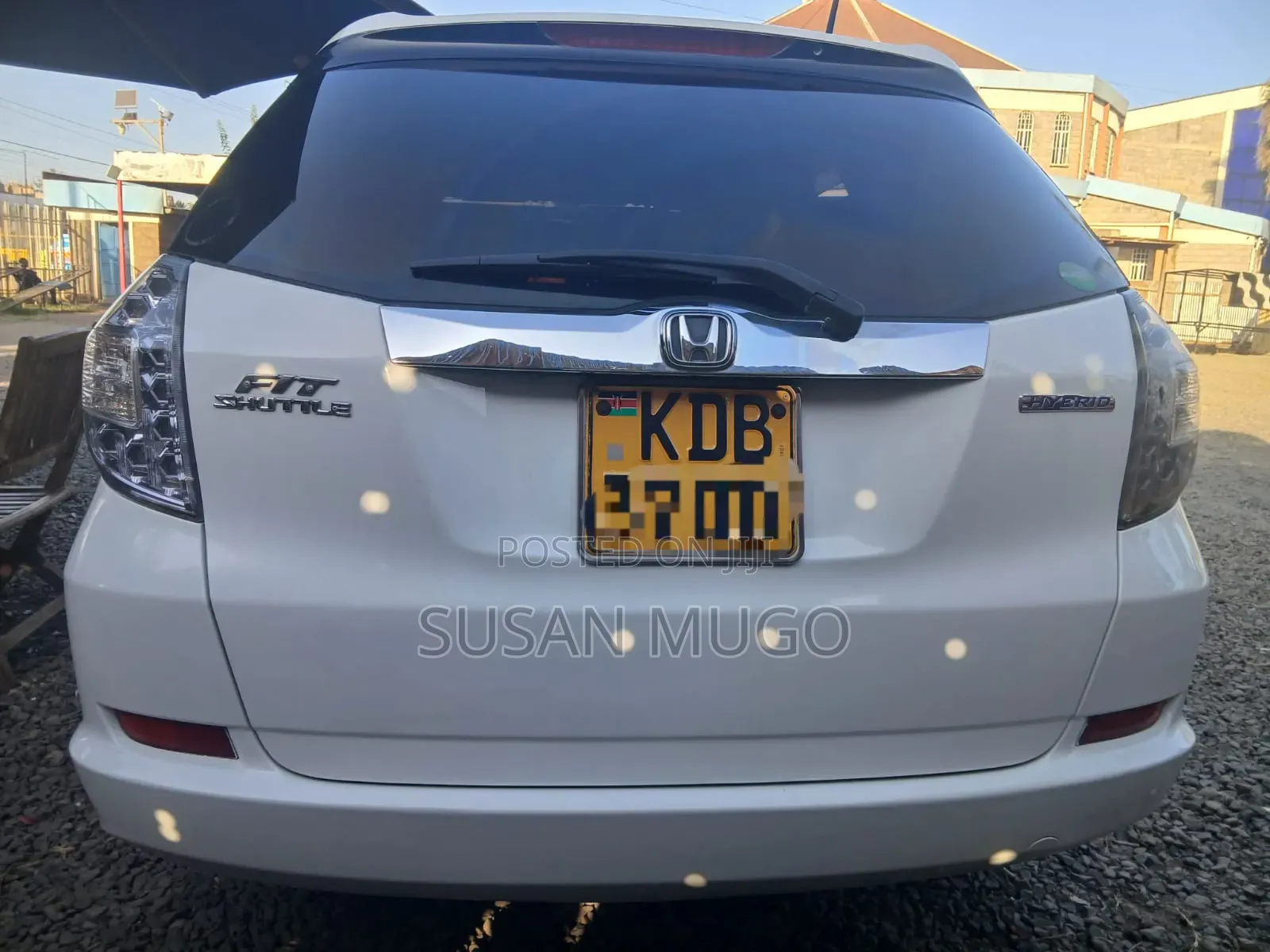 Honda Fit Shuttle 2014 Silver