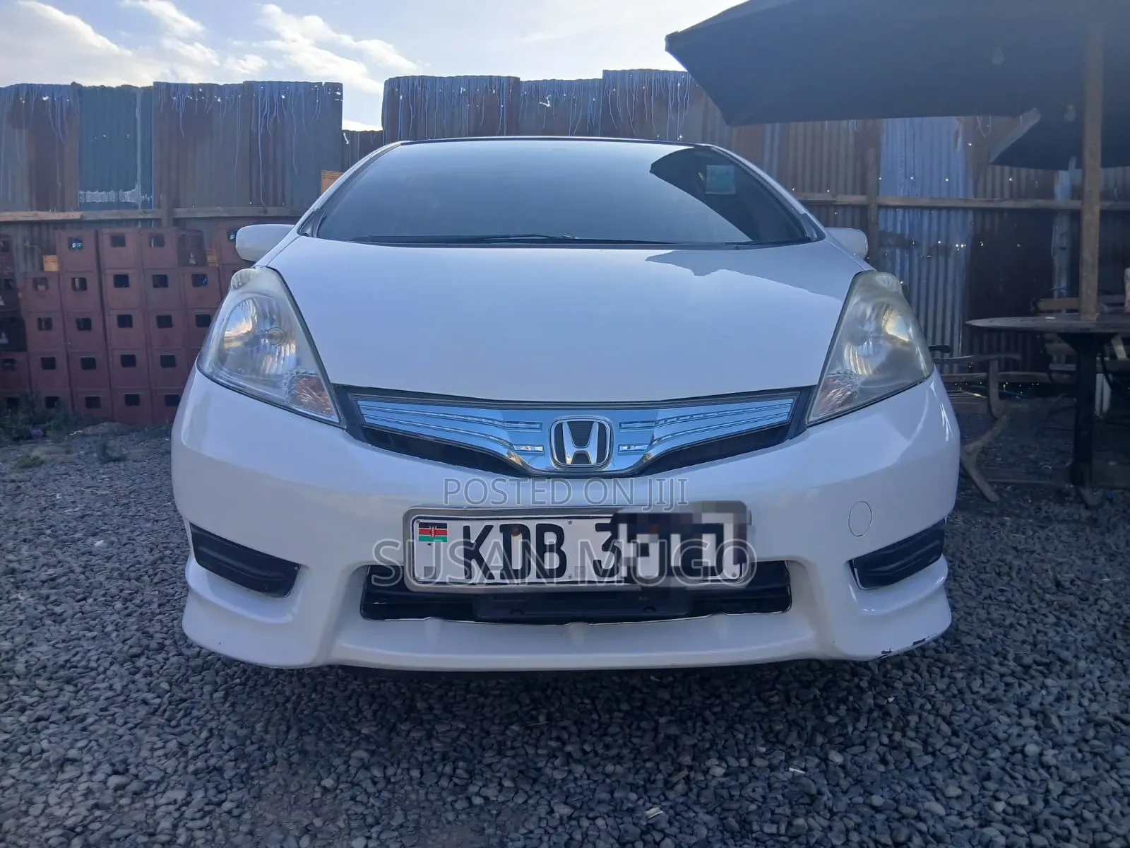 Honda Fit Shuttle 2014 Silver