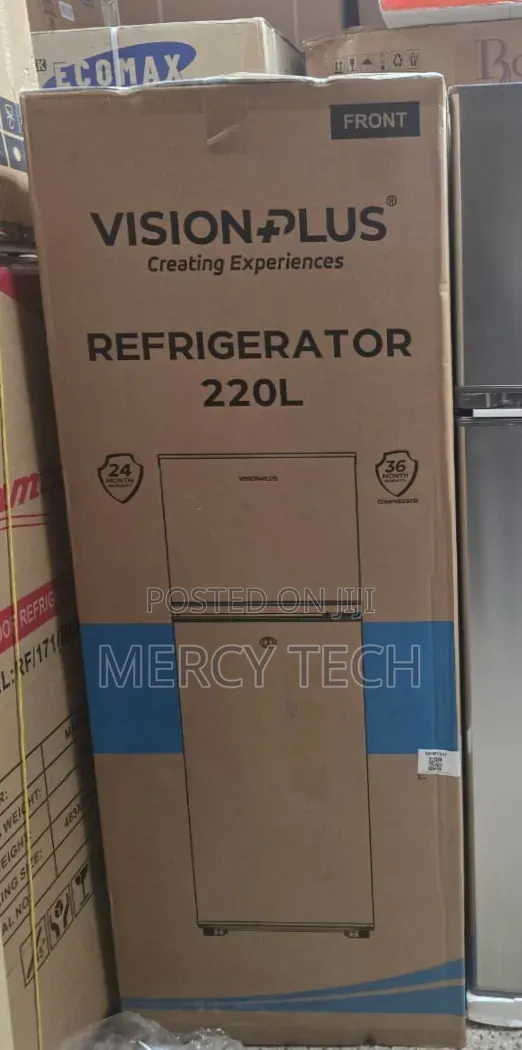 Vision 138L Double Door Refrigerator