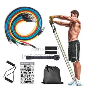 11pc Stackable Resistance Exercise Bands