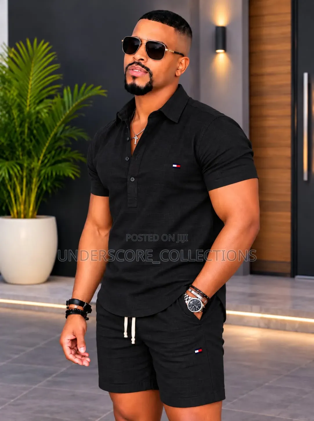 Executive Men Linen Short Suit-Casual