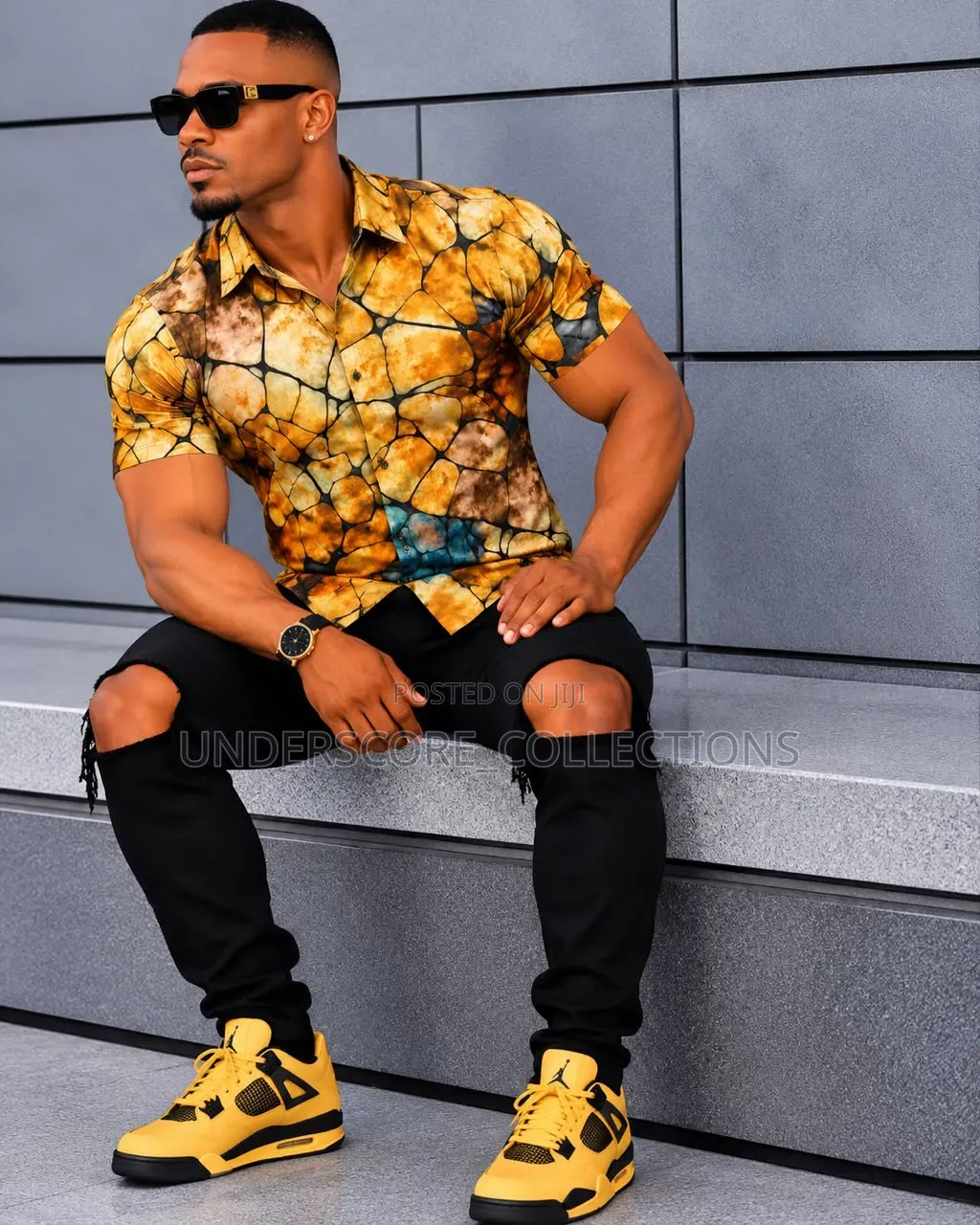 Men Shortsleeved Strech Casuap Shirts