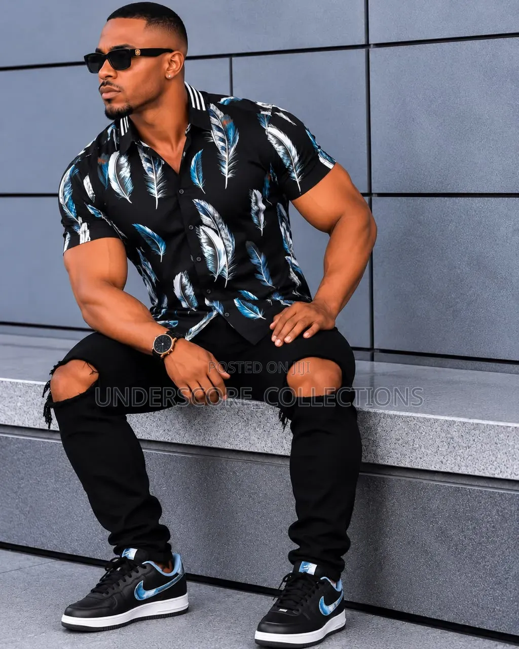 Men Shortsleeved Strech Casuap Shirts