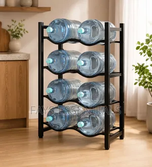 8 Tier Water Bottle Holder Rack