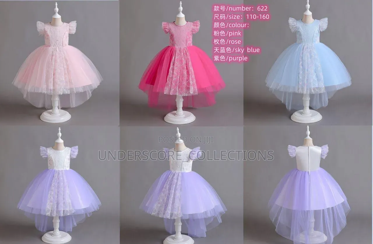 Girls Fancy Designs High Low