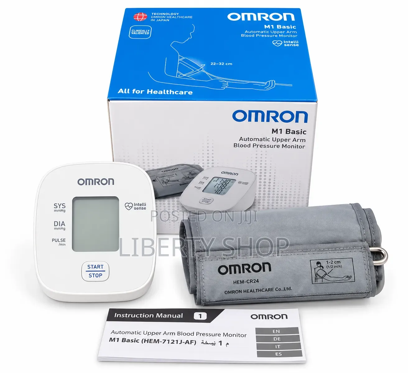 Omron M1 Basic Digital Blood Pressure Monitor – Automatic Upper Arm BP