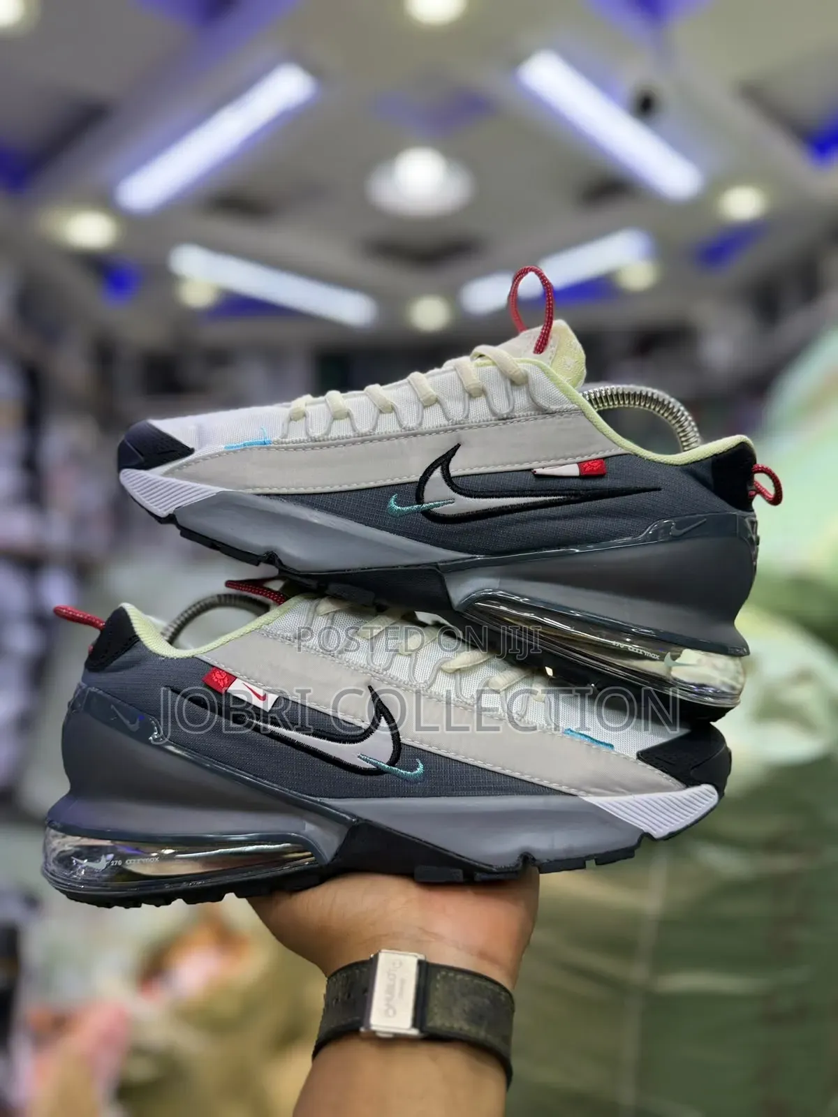 Nike Air Max Pulse “Grey White 
Quality Leather Sneakers