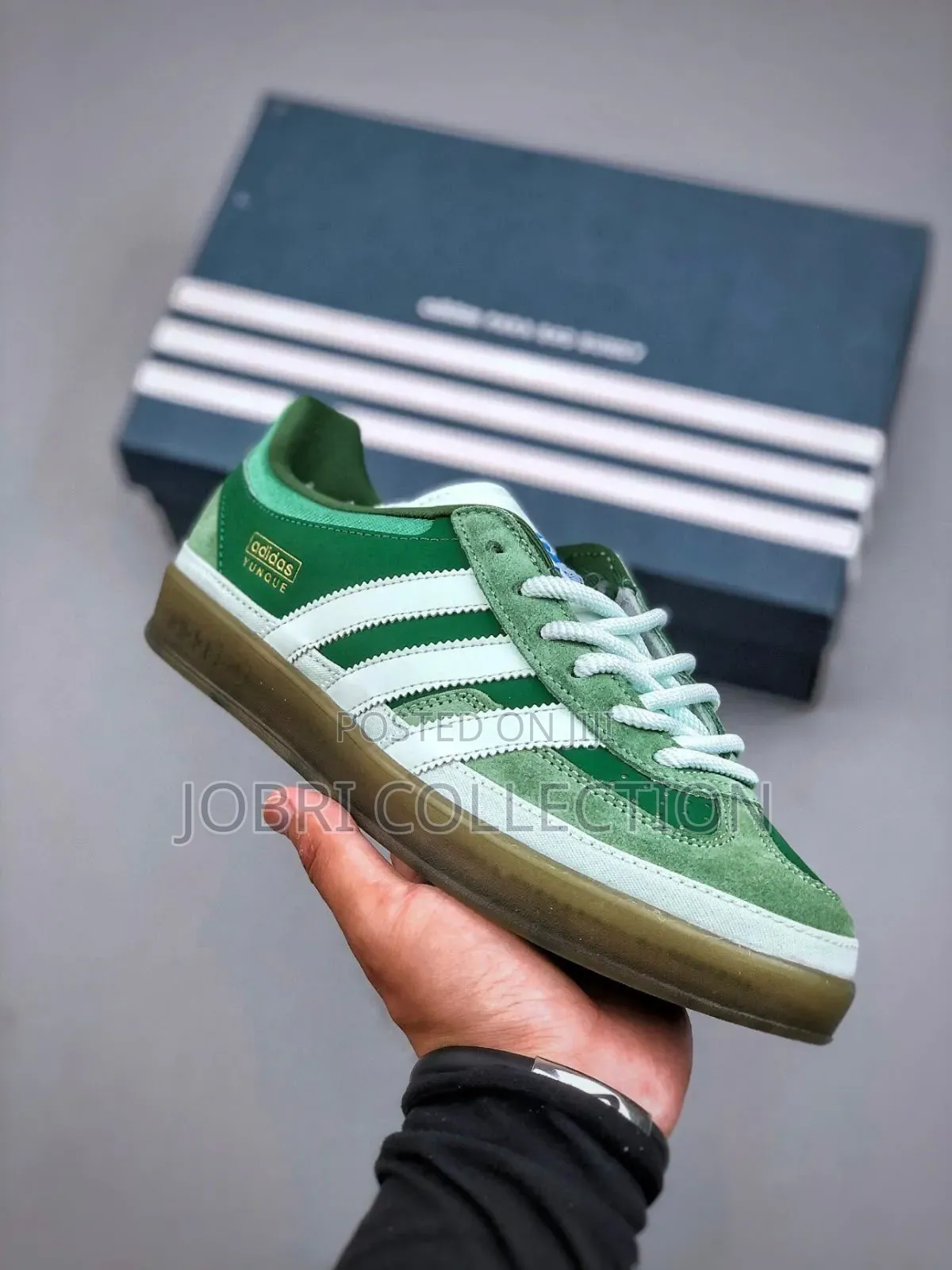 Adidas Bad Bunny Benito “Green Brown Leather Sneakers