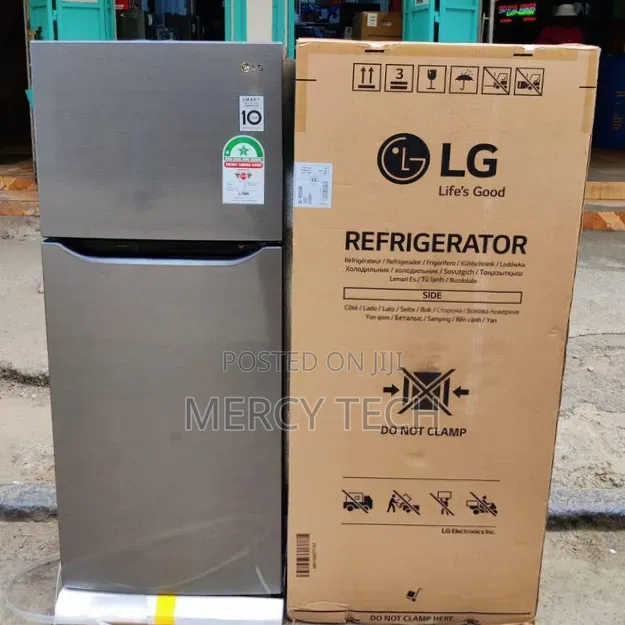 LG No Frost Refrigerator 234L Double Door (Silver)