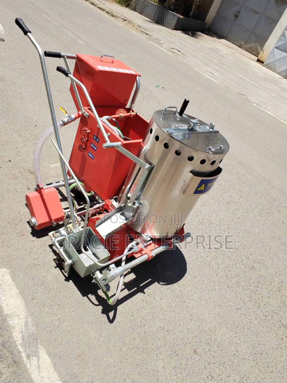 Commercial Road Marking Machine With Melting Kettle