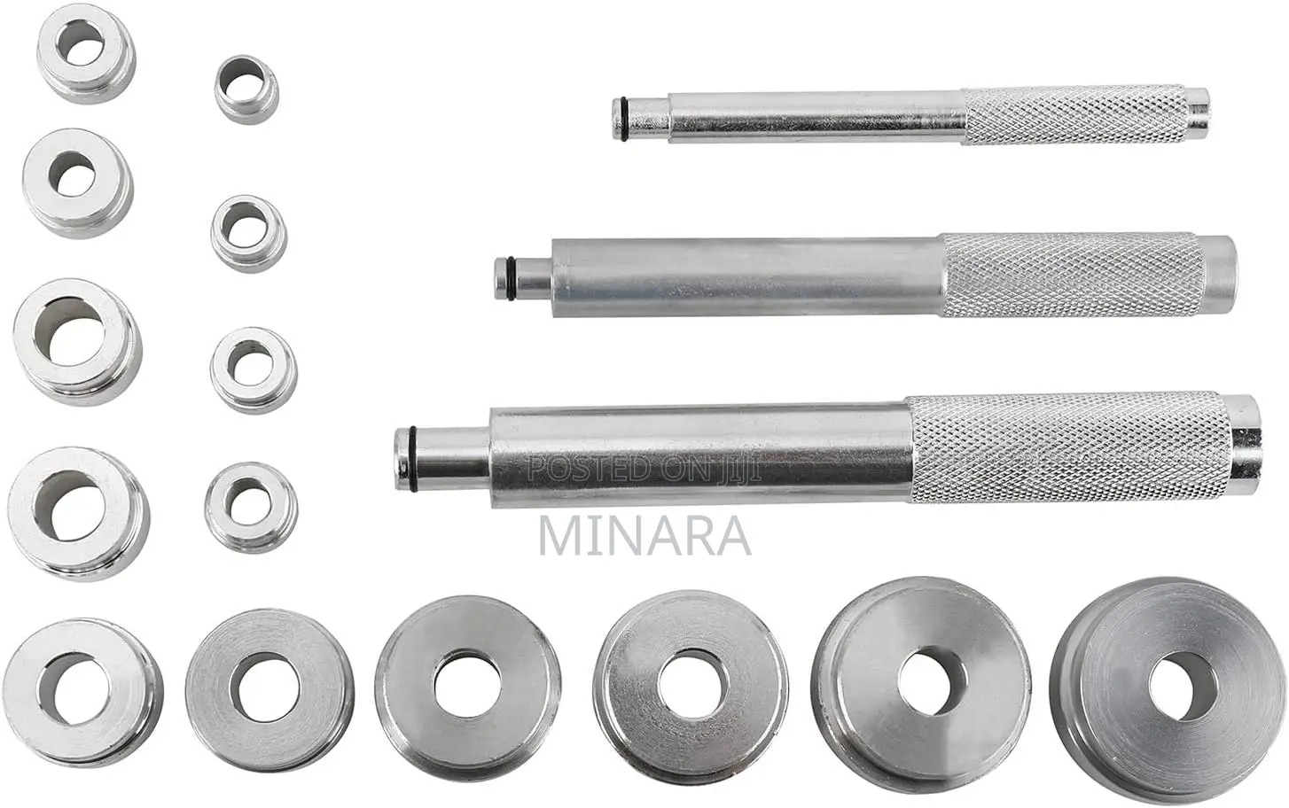 17 Pcs, Bearing Race & Seal Bush Driver Set, Small Bearings