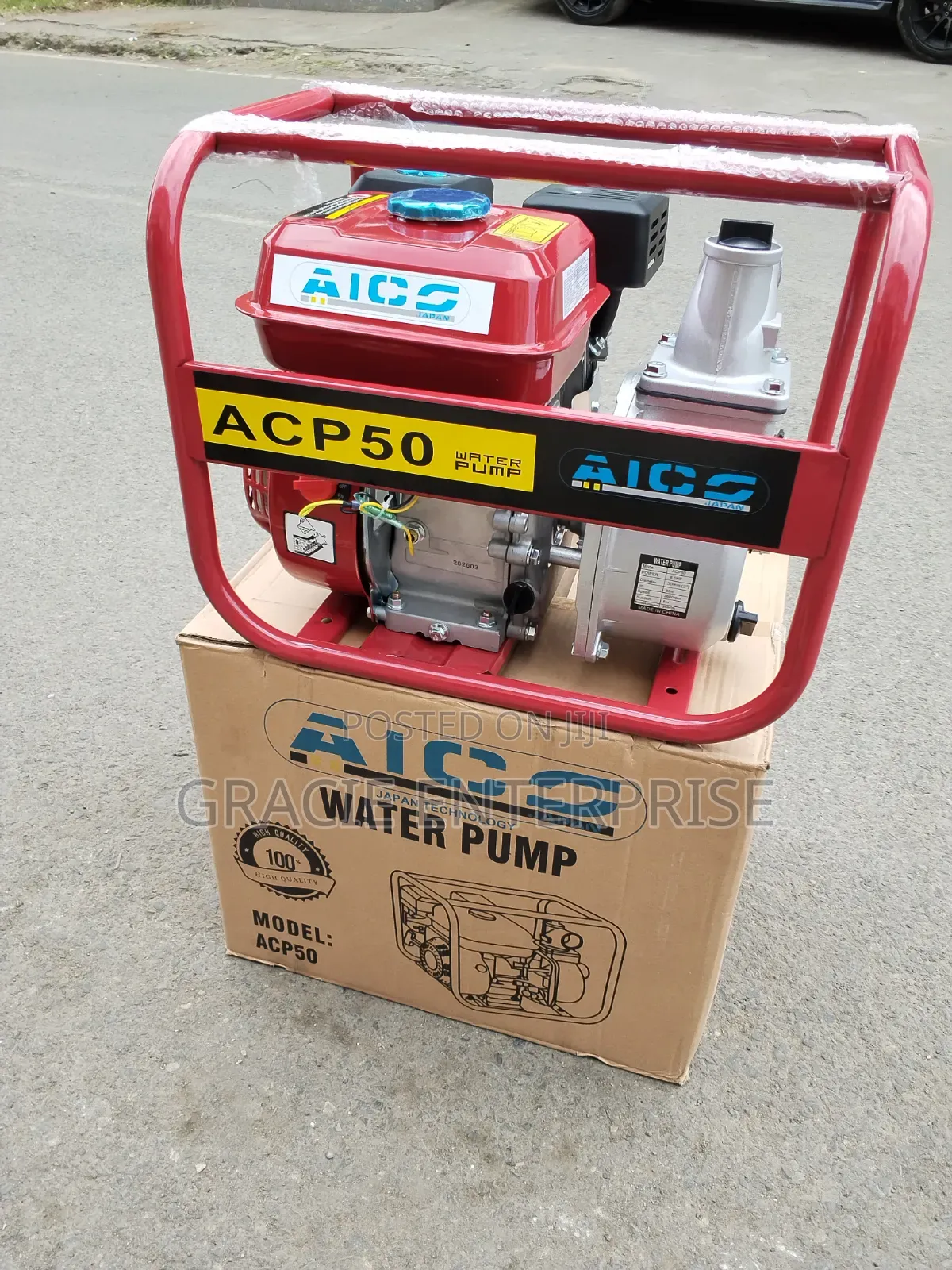 Aico Gasoline Water Pump, Waterpump 2"