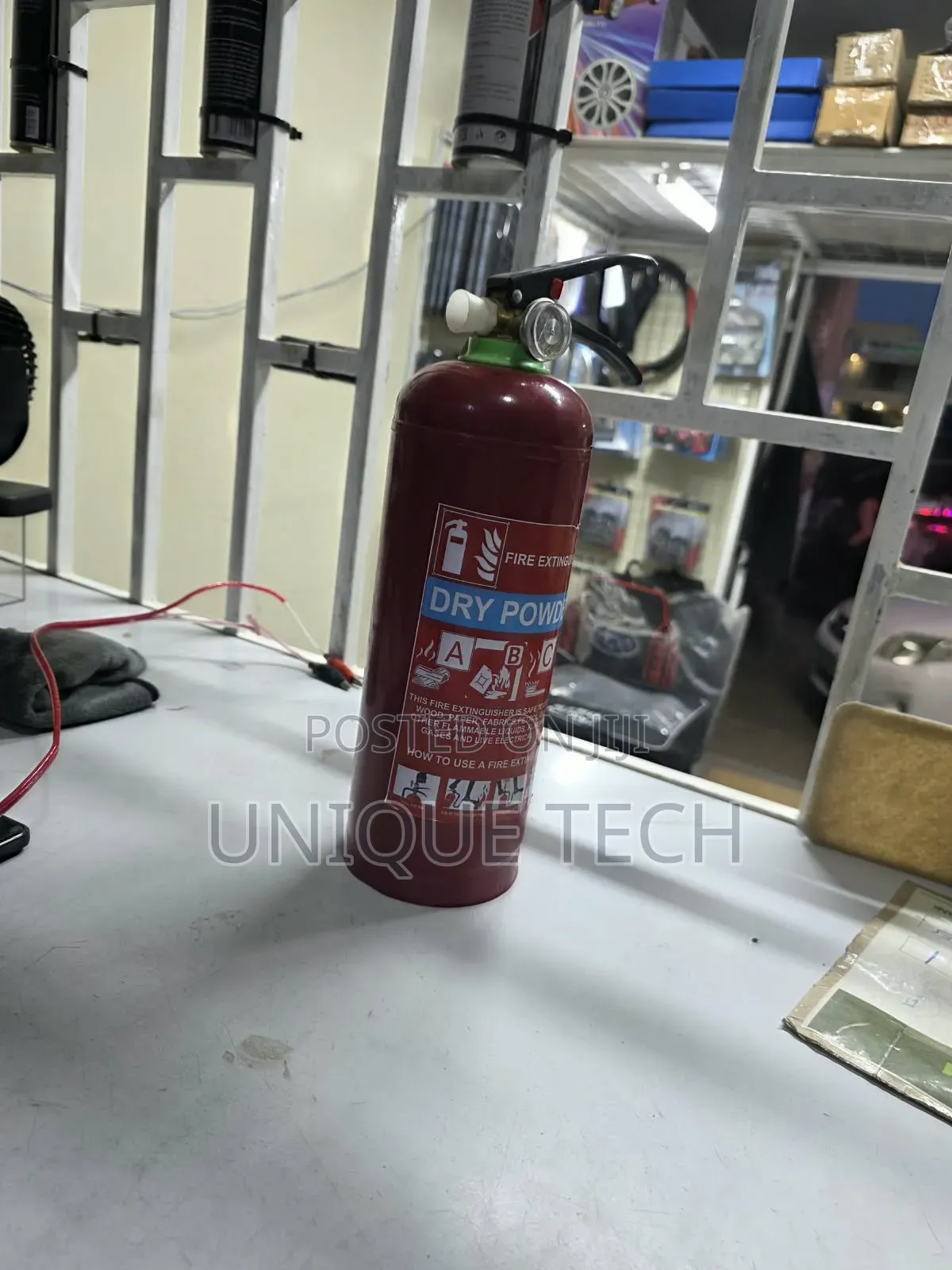 2KG ABC Dry Powder Fire Extinguisher Portable Safety Equipment