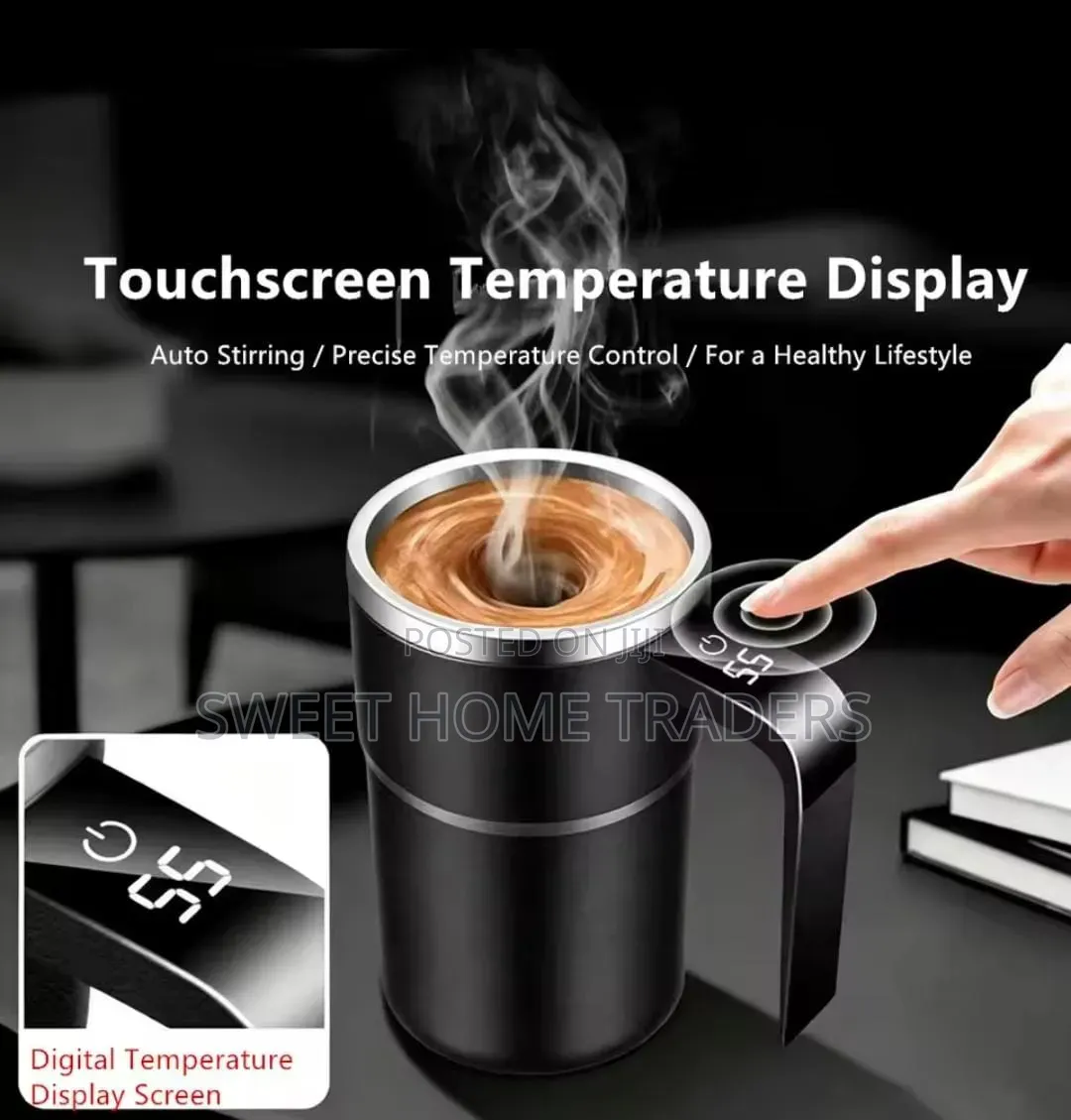 *Rechargeable Automatic Stirring Coffee Cup*