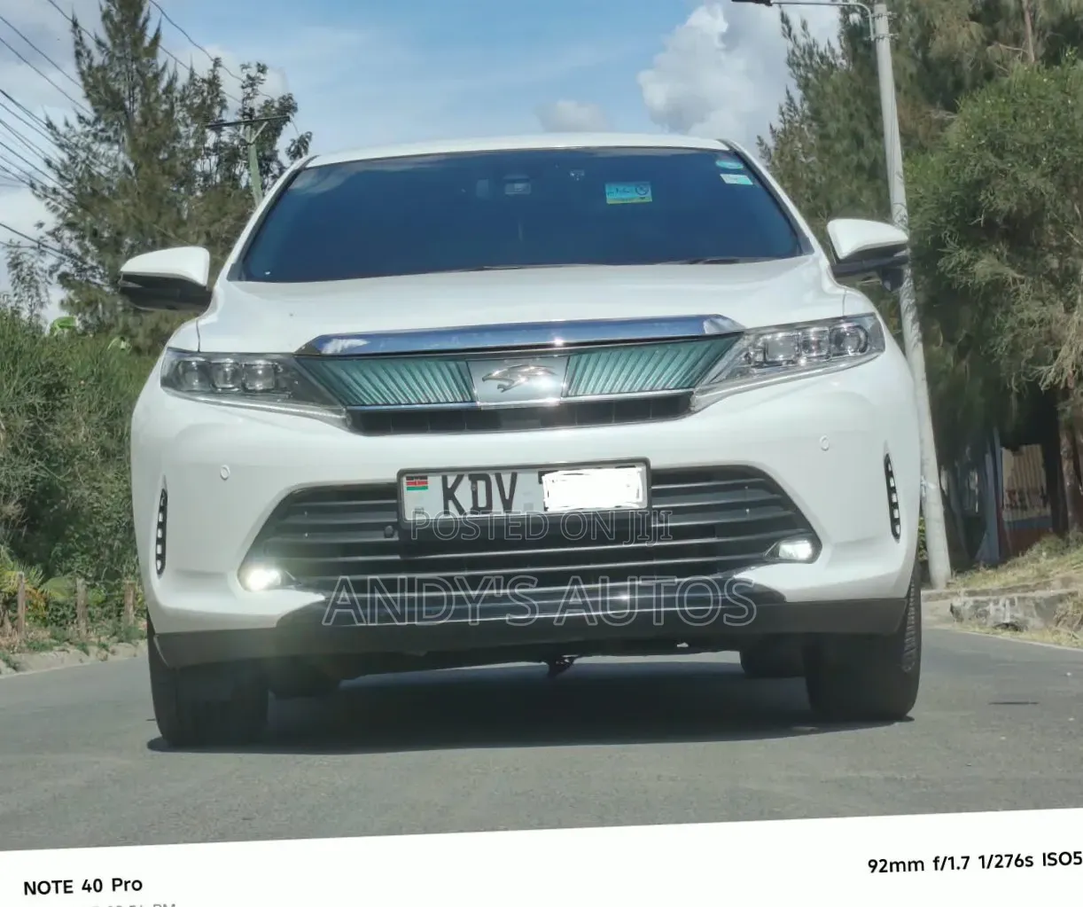 Toyota Harrier 2.0 2018 White