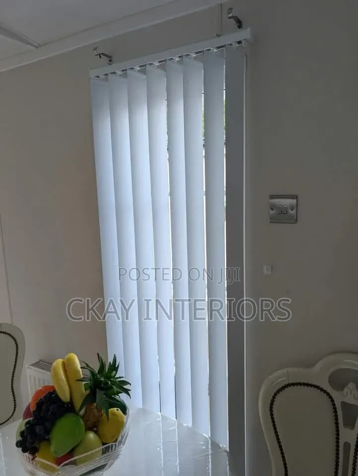 Make Your Glass Partition Look Organised and Elegant by Vertical Blind