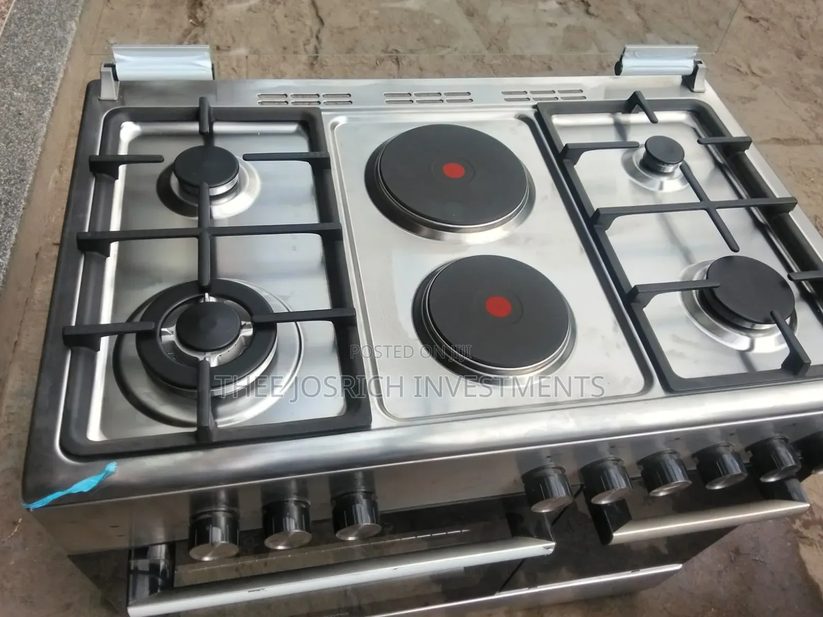 Simfer 4+2 Standing Cooker Has Gas Sensor, Gas Compartment, Wok Burner