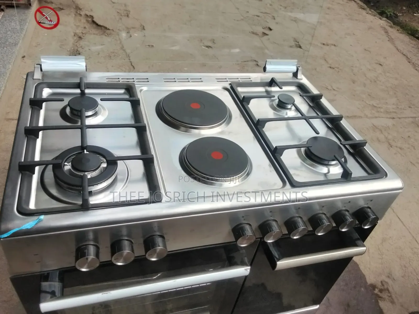 Simfer 4+2 Standing Cooker Has Gas Sensor, Gas Compartment, Wok Burner