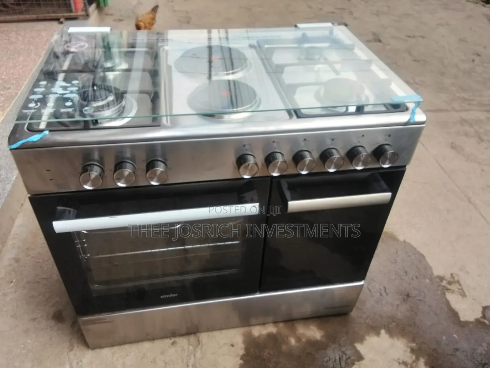 Simfer 4+2 Standing Cooker Has Gas Sensor, Gas Compartment, Wok Burner