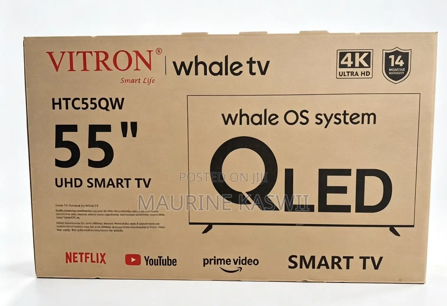 Vitron 55”qlef Uhd 4k TV