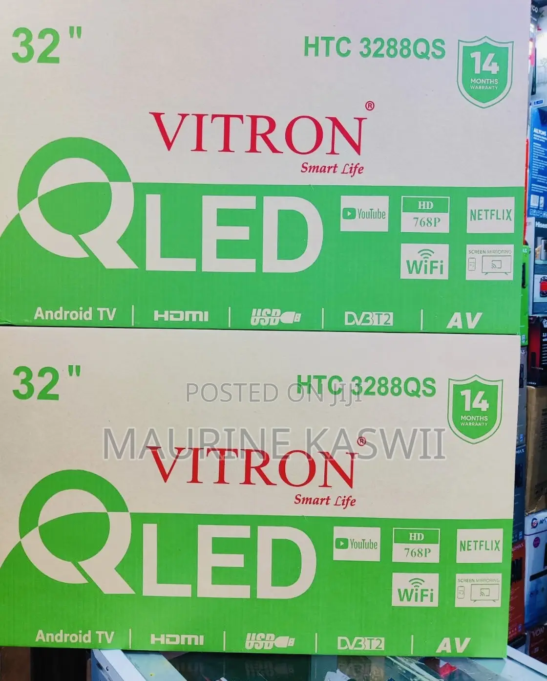 Vitron 32” Qled Smart Without Bluetooth