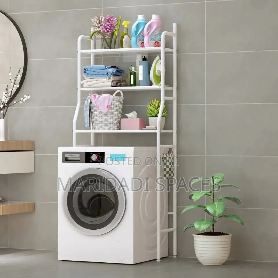 Laundry Room Organizer Rack -Metal Stand Over the Washing Machine