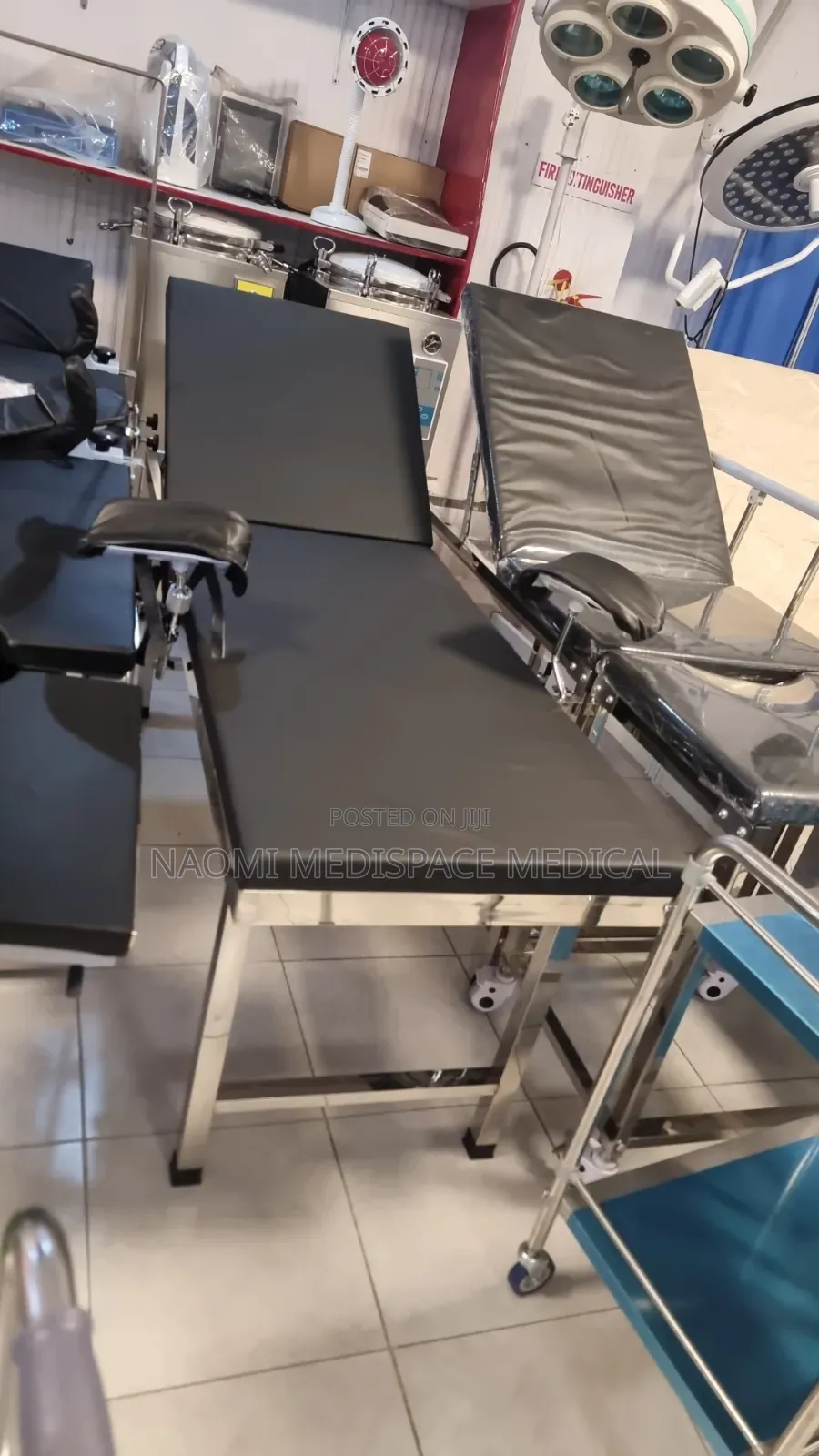 Imported Stainless Steel Imported Examination Couch With Stirrups
