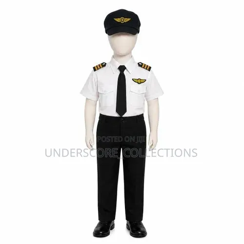 Children Pilot Cosplay Costume