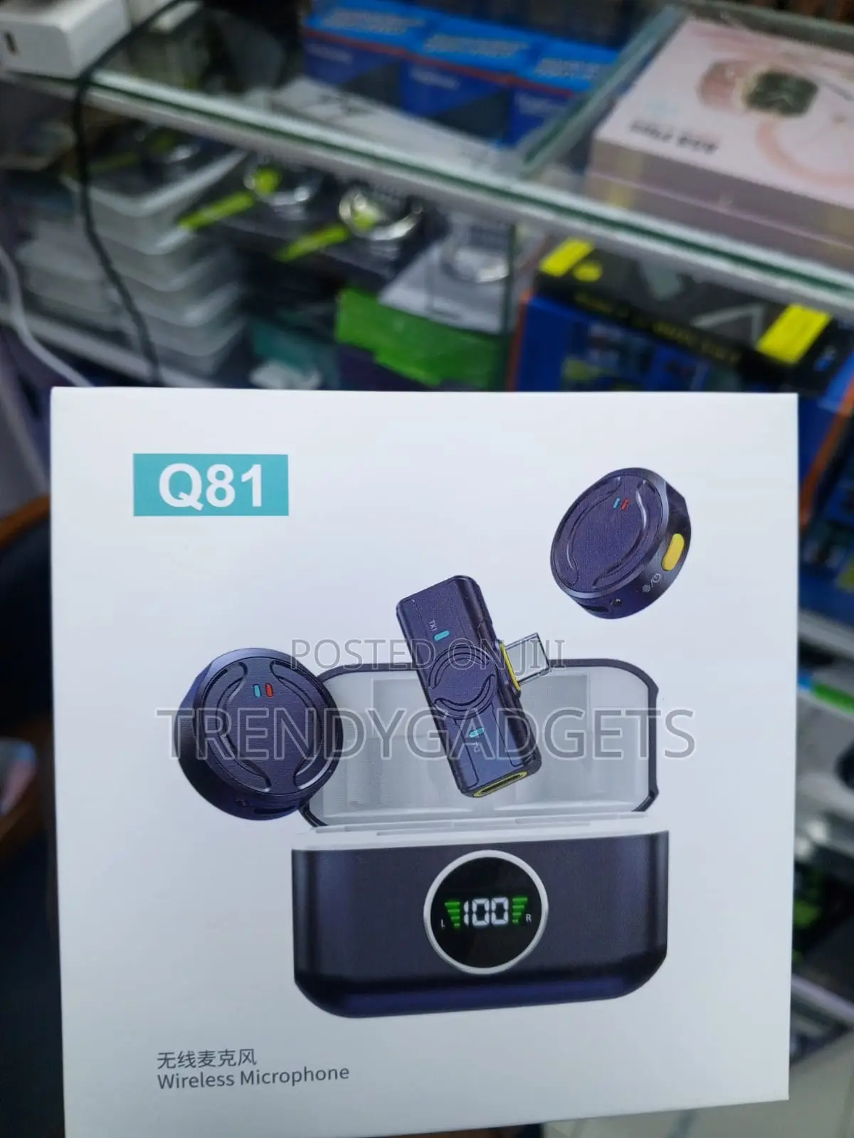Q81 Mini Wireless Clip-on Mic for Content Creators