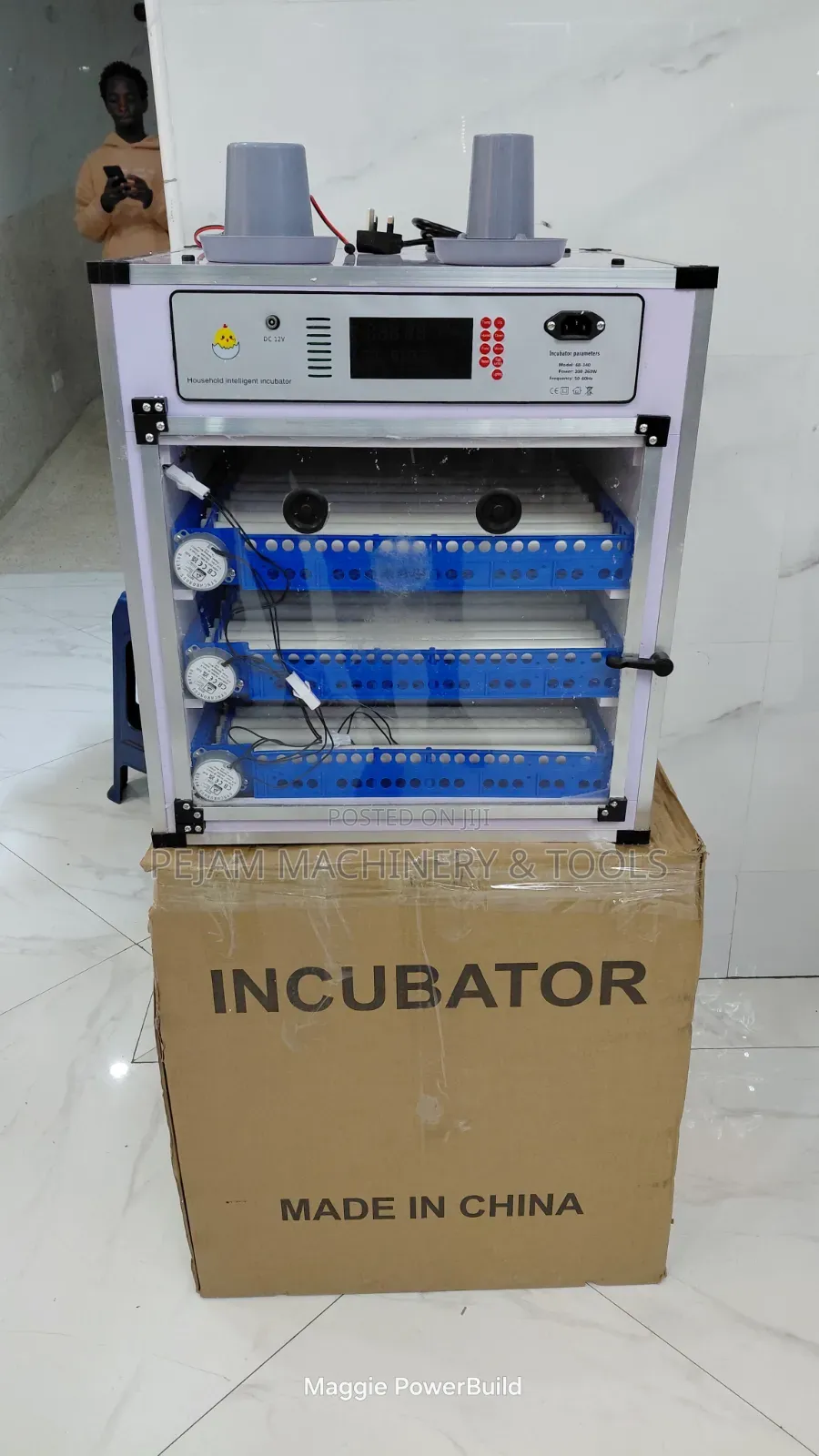 204-Egg Fully Automatic Digital Egg Incubator Small-to-Medium Scale