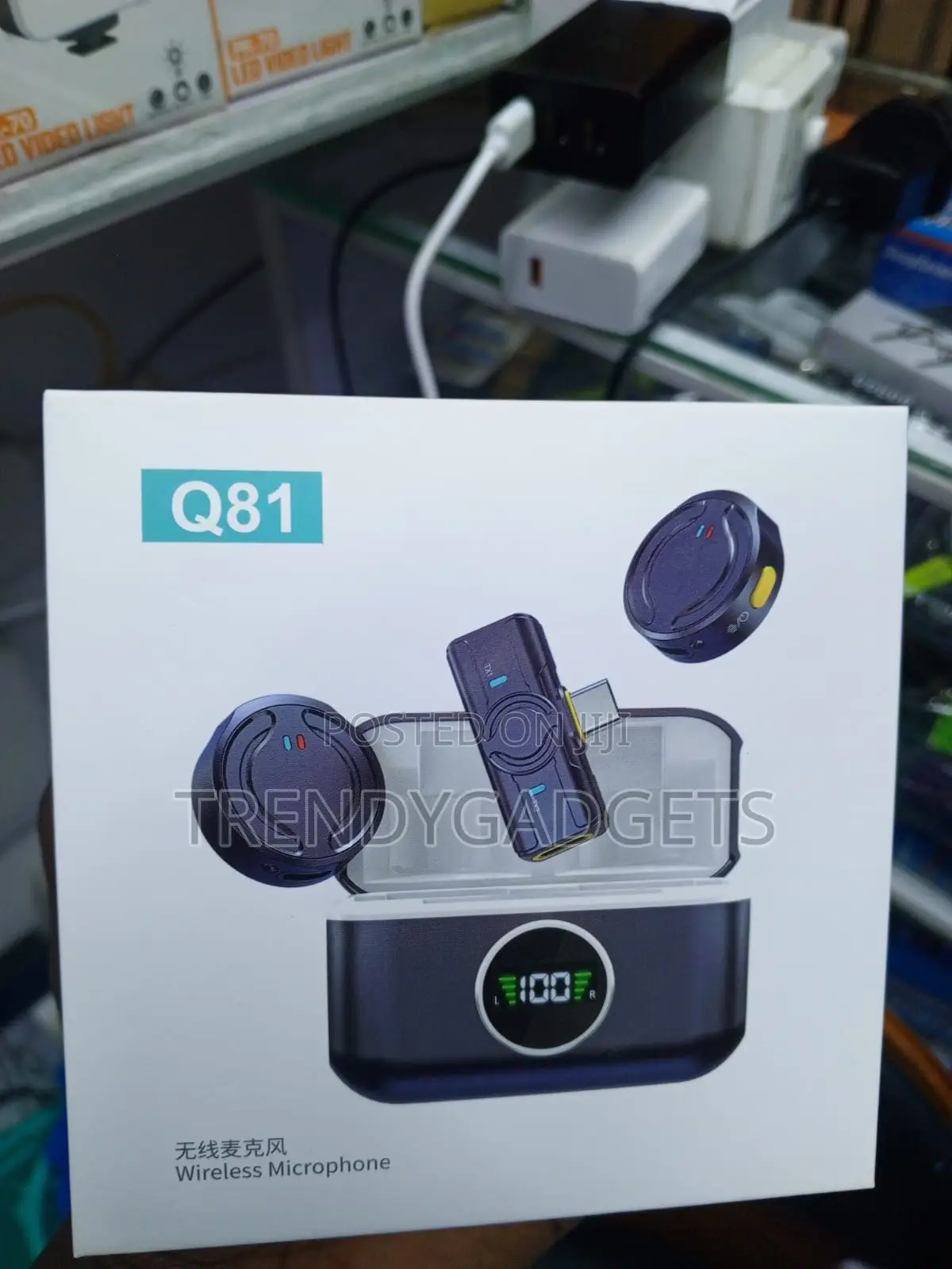 Q81 Smartphone Wireless Microphone With Noise Reduction