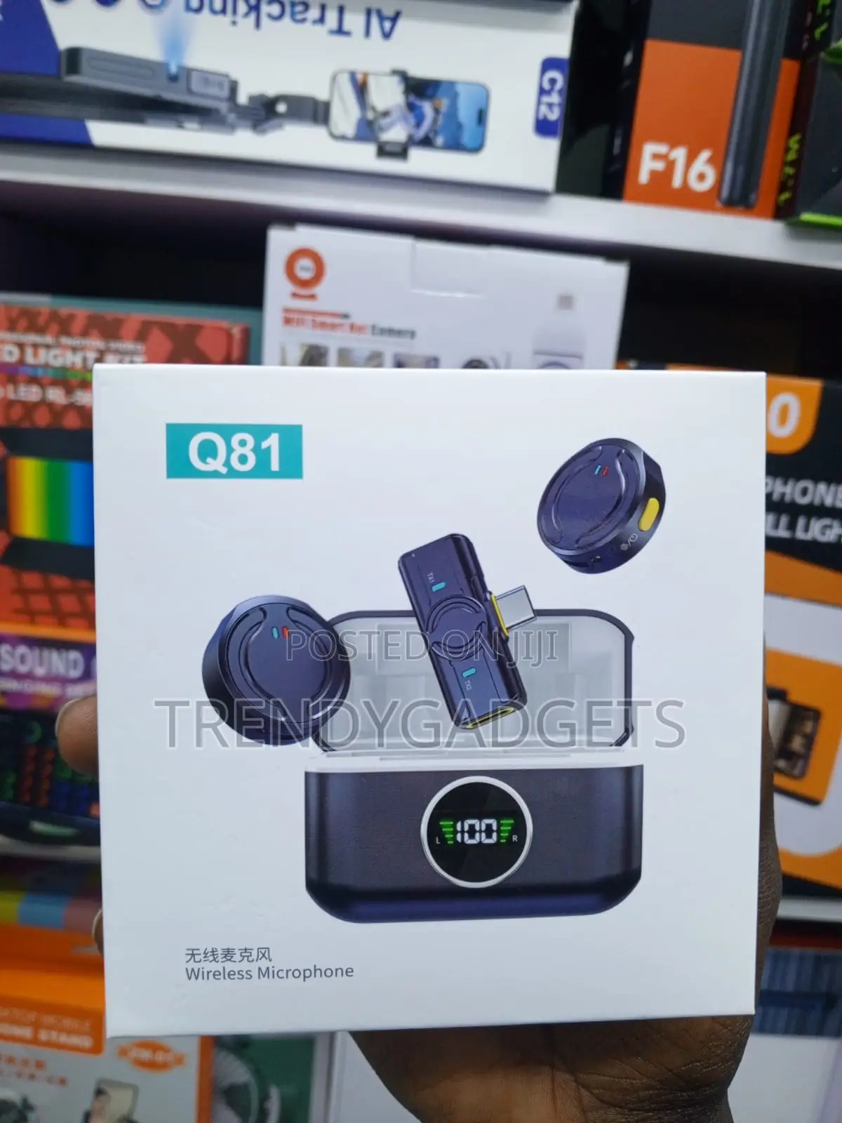 Q81 Dual Lapel Mic System for TikTok, Reels and Livestreams