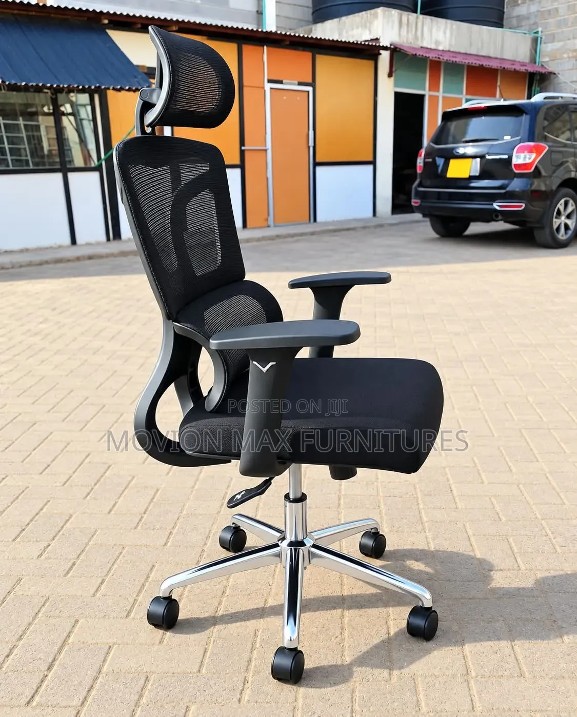 Office Chair Premium Black Ergonomic Mesh Office Chair With Headrest