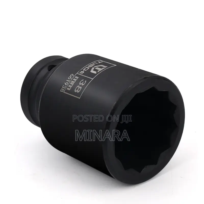 12 PC, Heavy Duty, 1⁄2” , Hub Axel Deep Impact Sockets, 27-41mm, 12pt