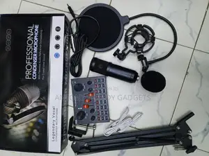 BM800 Studio Mic Set With V8S Mixer and Adjustable Arm Stand