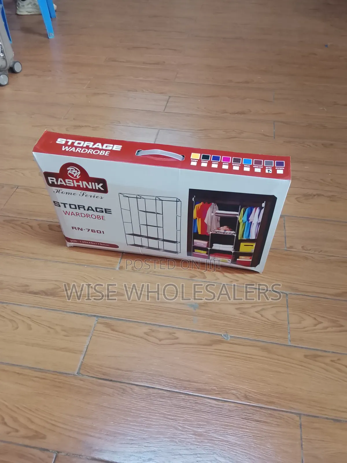 Rashnik Storage Wardrobe RN-7601 – Portable Clothes Organizer