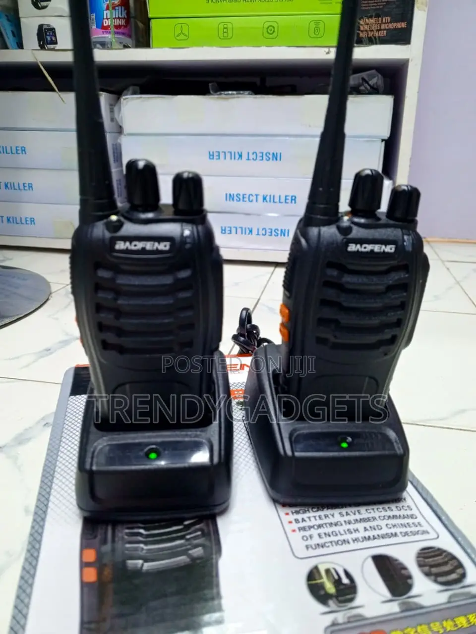 Baofeng BF-888S UHF Two-Way Radios With 1500mAh Batteries