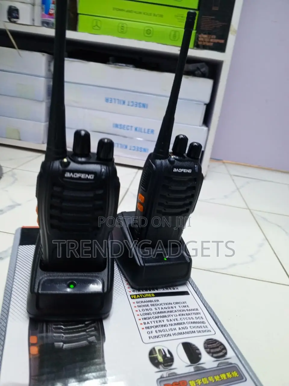 BF-888S Professional Walkie Talkie Set With Earpieces