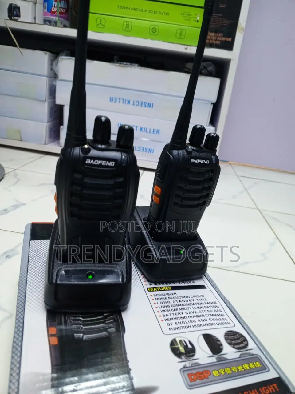 BF-888S Professional Walkie Talkie Set With Earpieces