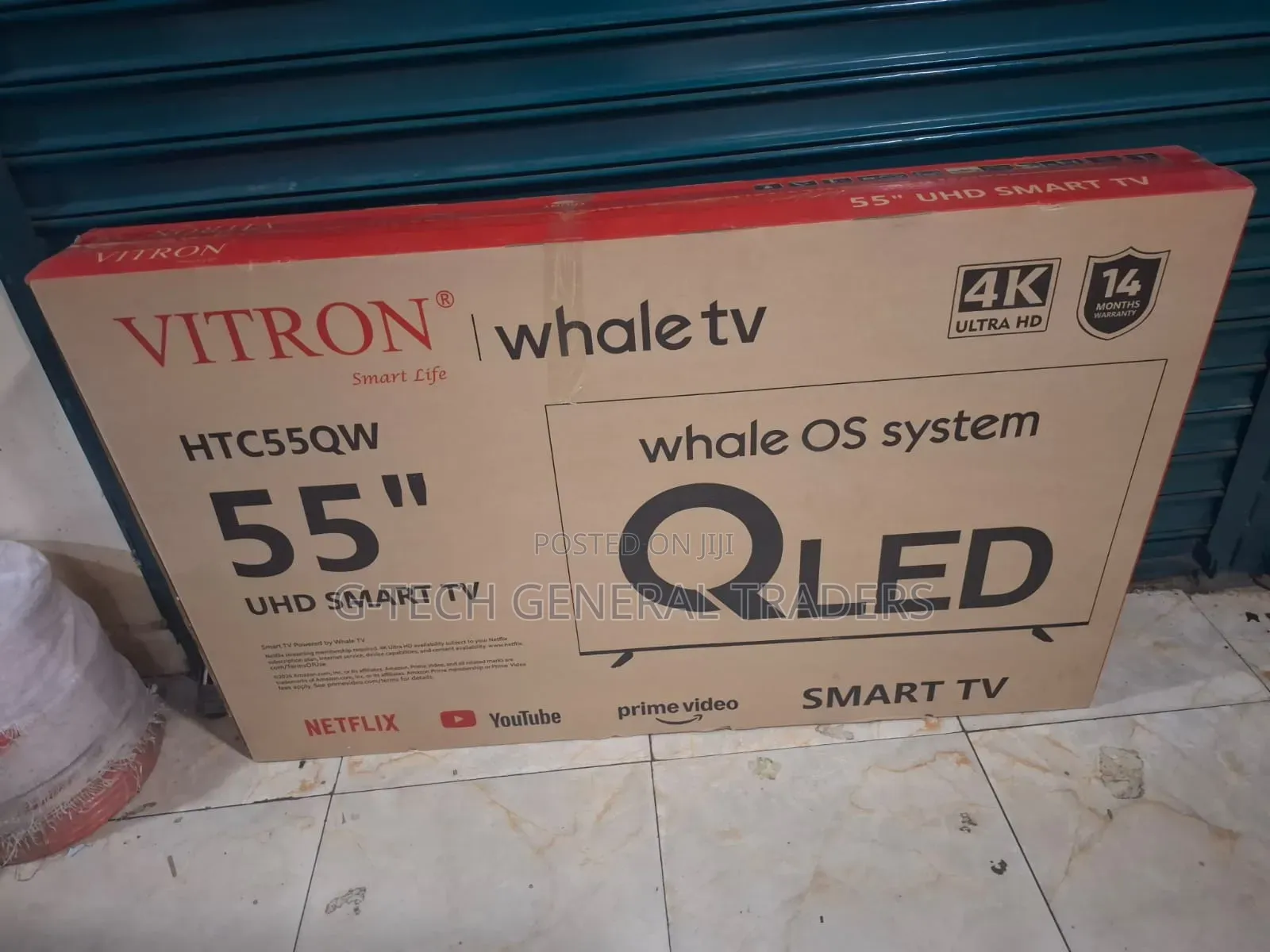 Vitron 55" Qled 4k Uhd Smart TV (Model Htc55qw)