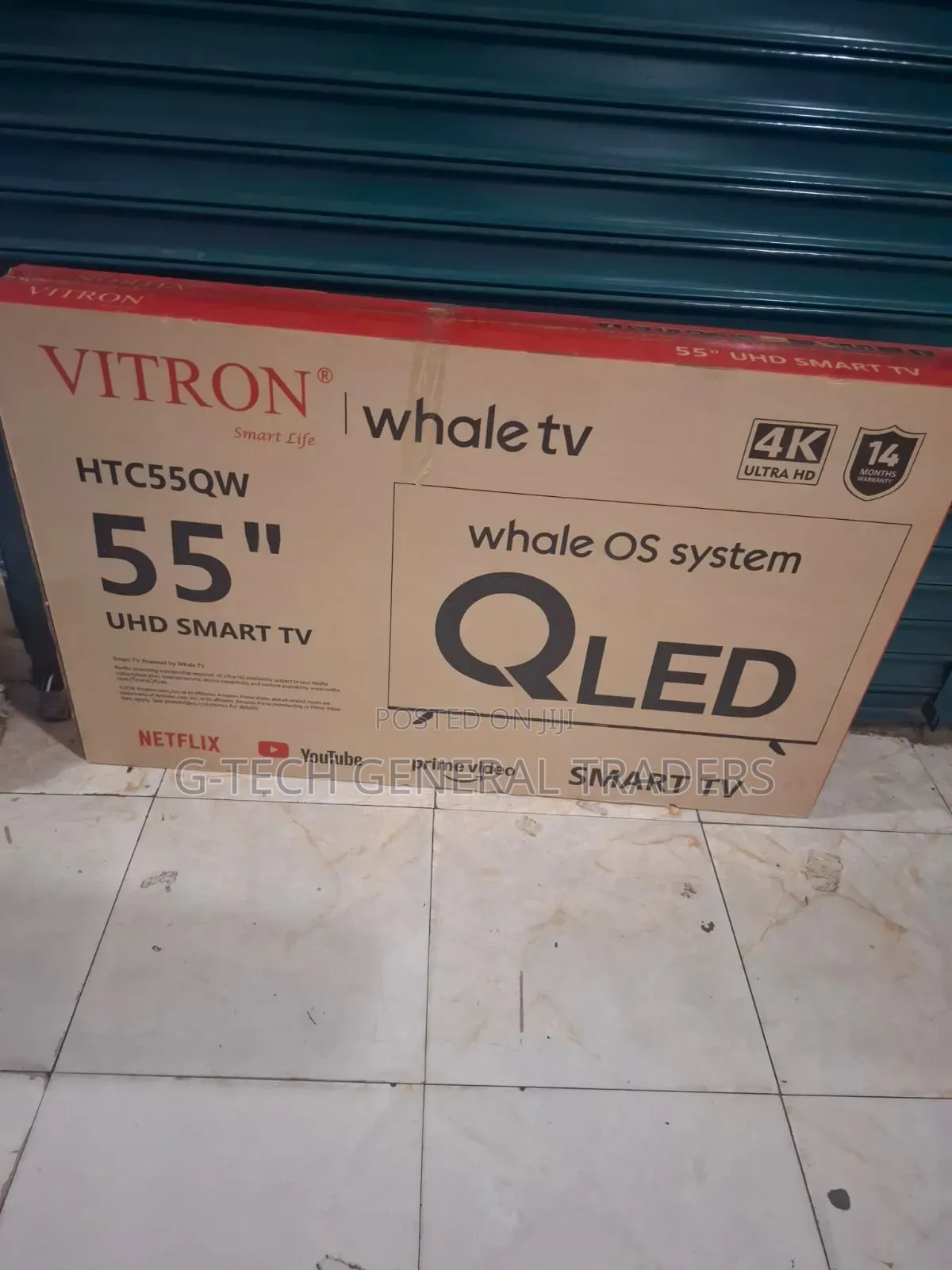 Vitron 55" Qled 4k Uhd Smart TV (Model Htc55qw)
