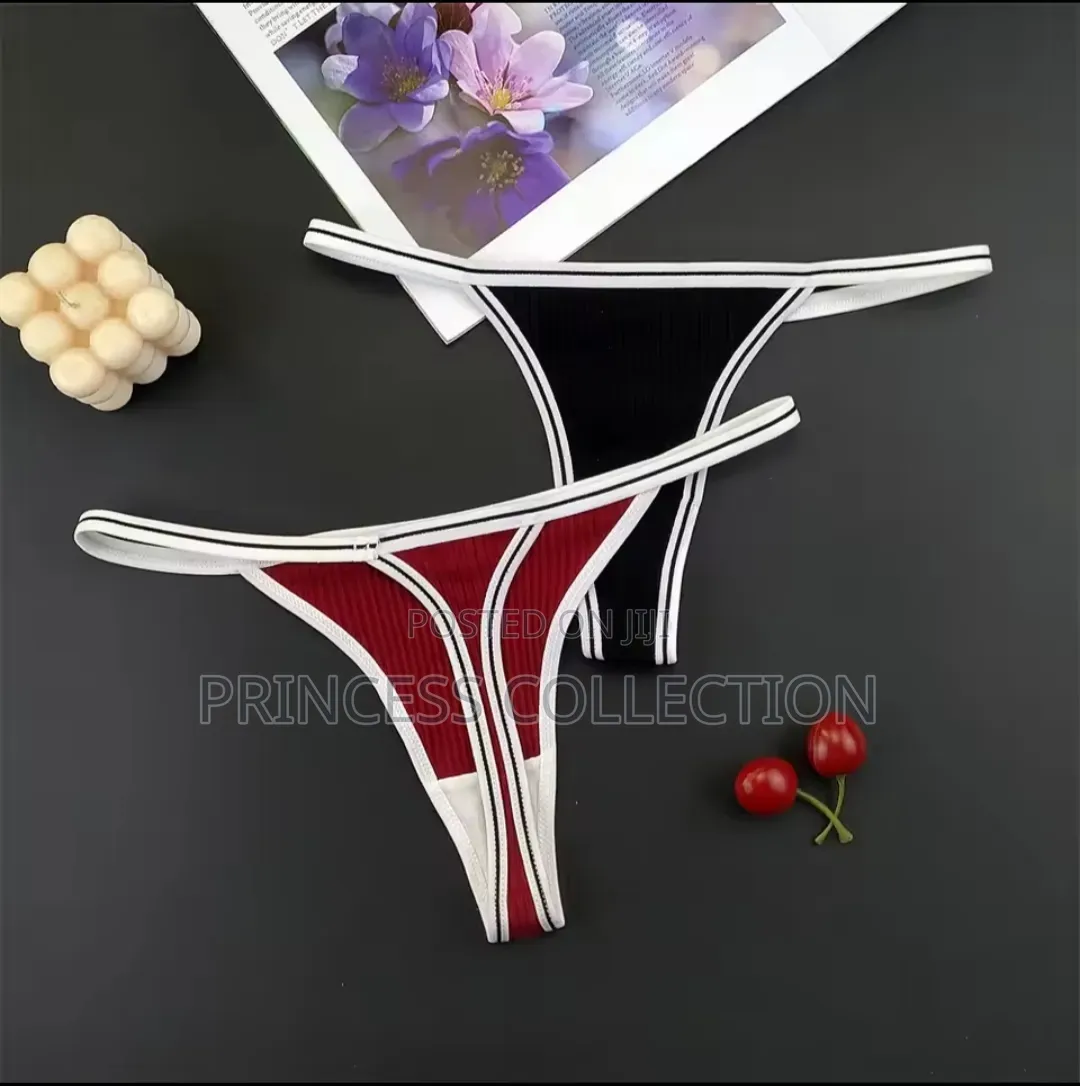 Women Cotton Thong Panties