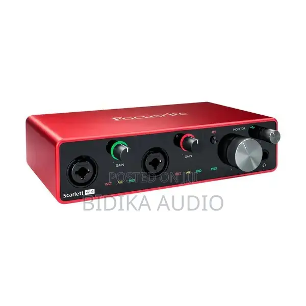Focusrite Scarlett 4i4 Soundcard 4th Gen