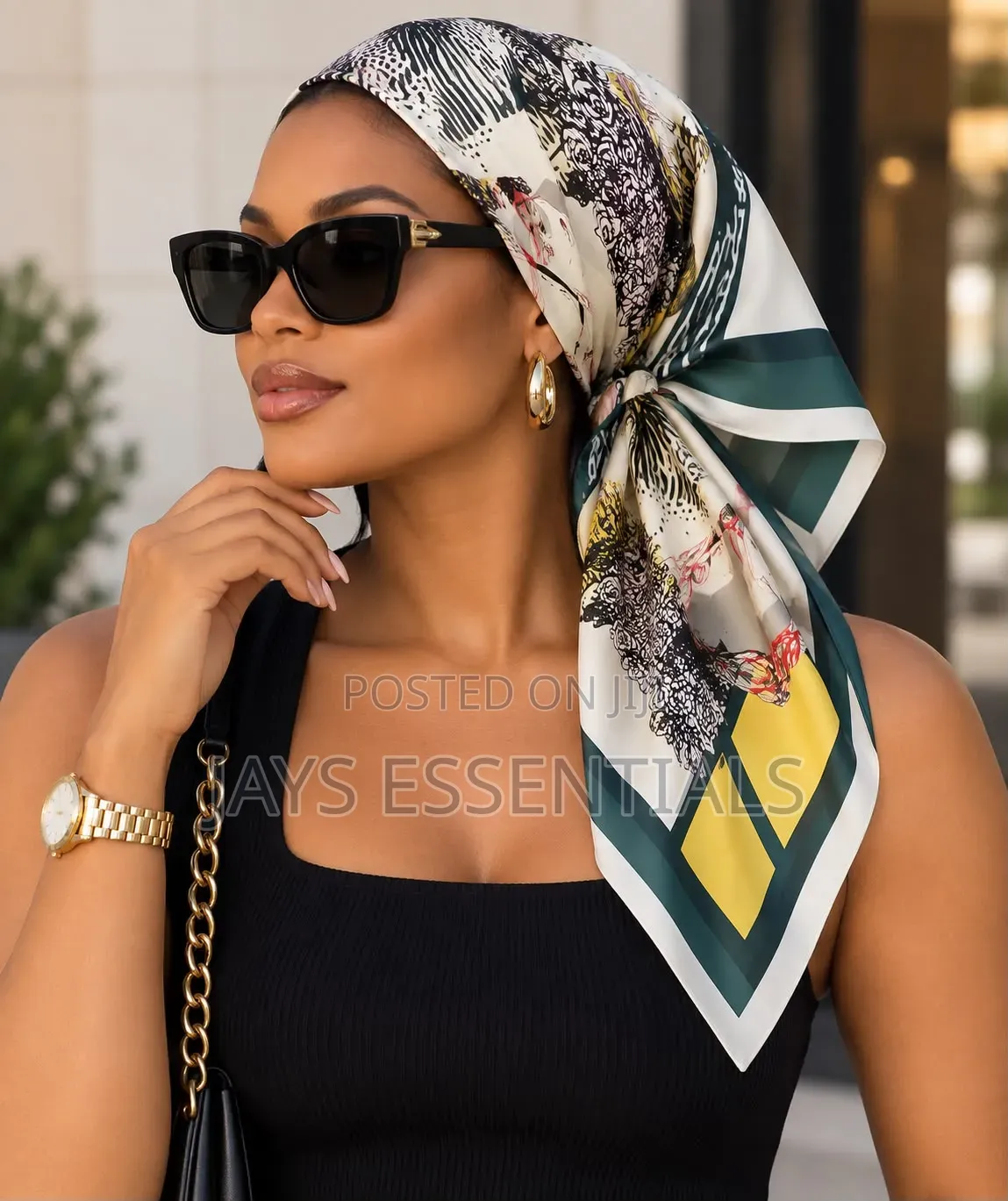 Multipurpose Square Scarfs